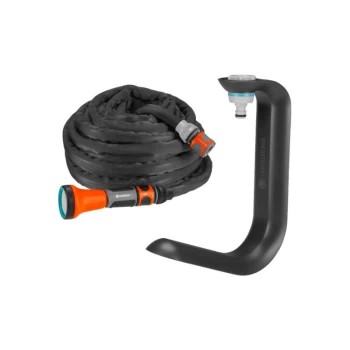 Gardena - Pack Liano 10 m hose kit - TapFix hose holder - 18596-20