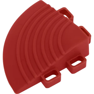 Sealey Anti Slip Polypropylene Corner Floor Tile Red 60mm 60mm Pack of 4