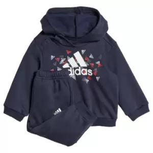 adidas Badge of Sport Graphic Jogger Kids - Blue