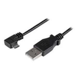 Micro usb Charge and sync Cable Mm Right angle Micro usb 24 Awg 2m 6 Ft.
