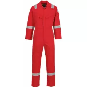 Portwest FR50 Red Sz S Regular Flame Resistant Anti-Static Boiler Suit Coverall Overall
