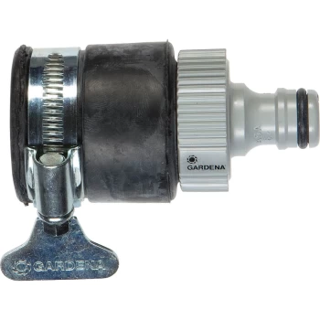 Gardena Original Adjustable Hose Pipe Round Tap Connector 15mm - 20mm