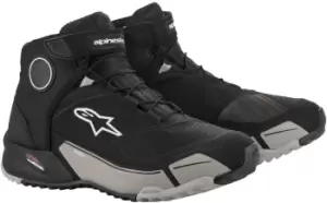 Alpinestars CR-X Drystar Motorcycle Shoes, black-grey, Size 42 43, black-grey, Size 42 43