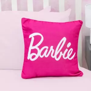 Barbie Kids Printed Cushion - Pink - 40X40cm