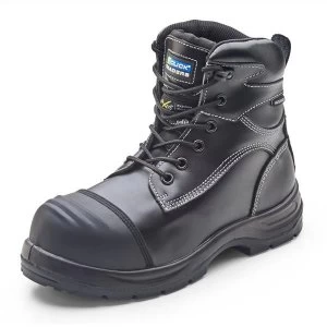 Click Traders Trencher Boot Impact Protect PU Rubber Size 8 Black Ref