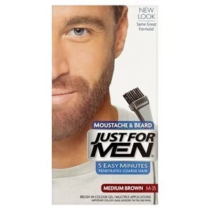 Just For Men Beard Gel Medium Brown M-35 Brown