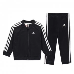 adidas adidas Three Stripes Tricot Toddlers Tracksuit - Navy/White