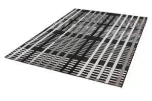 Asiatic Patio Rug 120x170cm Black Grid