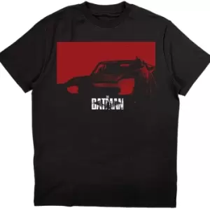 DC Comics - The Batman Red Car Unisex XX-Large T-Shirt - Black