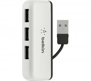 Belkin Travel 4 port USB 2.0 Hub White