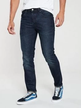 Levis 501 Slim Taper Fit Jeans - Deep And Dark Blue