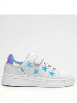 Lelli Kelly Girls Molly Star Trainer - White, Size 11.5 Younger