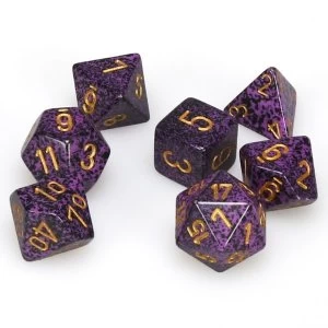 Chessex Speckled Poly 7 Dice Set : Hurricane