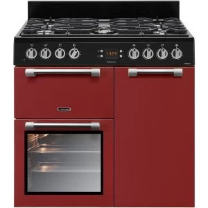 Leisure CK90F232R 90cm Cookmaster Dual Fuel Range Cooker - Red