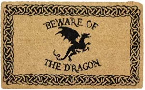 Beware of the Dragon Doormat