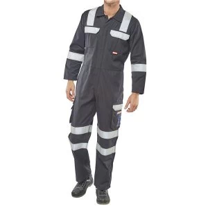 Click Arc Flash Coveralls Size 52 Navy Blue Ref CARC6N52 Up to 3 Day