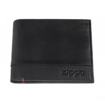 Zippop Black Nappa Leather Credit Card Wallet (10.5 X 9 x 1.5cm)