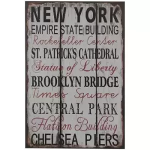 New York Plaque - Premier Housewares