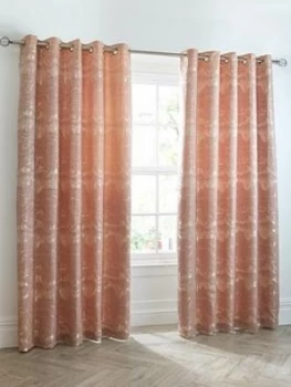 Michelle Keegan Home Luxe Marble Lined Eyelet Curtains