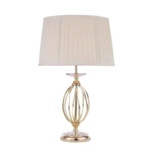 1 Light Table Lamp Polished Brass, E27