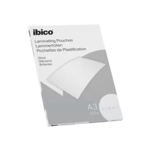 Ibico Basics Light A3 Laminating Pouches Crystal Clear (Pack 100)