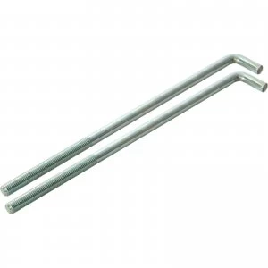 Faithfull External Building Profile Bolts 350mm Pack of 2