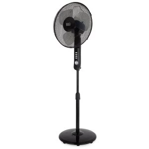Black & Decker 16" Pedestal Fan with 2 Hour Timer - Black