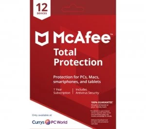 Mcafee Total Protection 1 user - 12 devices for 1 year
