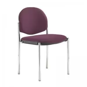 Coda multi purpose stackable conference chair with no arms -