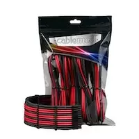 CableMod Pro ModMesh 12VHPWR Cable Extension Kit (Black / Blood Red)