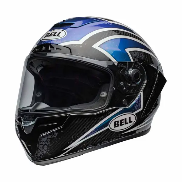 Bell Race Star DLX Flex Xenon Gloss Orion Black Full Face Helmet Size L