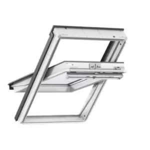 Velux White Timber Centre Pivot Roof Window (H)1600mm (W)940mm