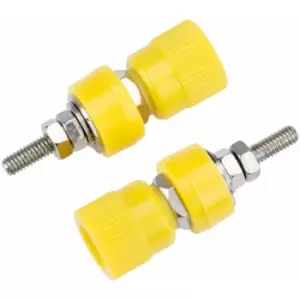 Truconnect - 170574 4mm Binding Post with M4 Thread Yellow
