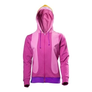 Adventure Time - Princess Bubblegum Inspired All-Over Print Womens Large Hoodie - Multi-Colour