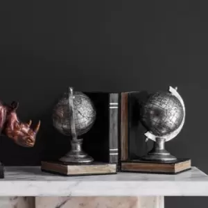 Gallery Direct Atlas Pair Of Globe Bookends