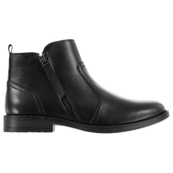 Linea Zip Boots - Black