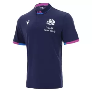 Macron Scotland Home Classic Rugby Shirt 2021 2022 - Blue