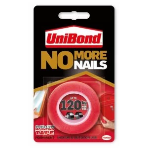 UniBond No-More-Nails Double Sided Mounting Tape - 1.5m