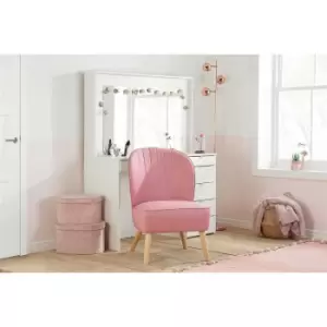 Birlea Princess Accent Chair, Pink