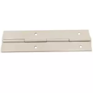 Metal Piano Hinge Gold Colour 30x120mm - Colour White - Pack of 10