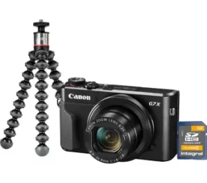 Canon PowerShot G7 X MK II Compact Camera Vlogging Kit, Black
