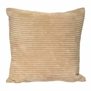 Riva Home Corduroy Polyester Filled Cushion Natural