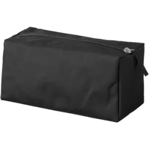 Bullet Passage Toiletry Bag (Pack of 2) (19.5 x 8.5 x 10.0 cm) (Solid Black) - Solid Black