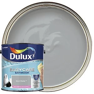 Dulux Easycare Bathroom Warm Pewter Soft Sheen Emulsion Paint 2.5L
