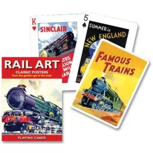 Rail Art Collectors Playing Cards