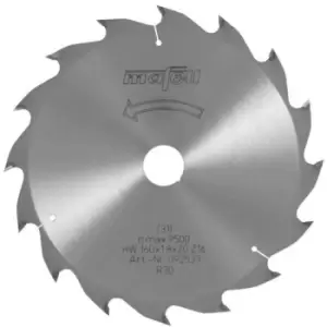 Mafell - tct Circular Saw Blade 160 x 20 x 1.2/1.8mm (16 Teeth)
