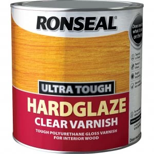 Ronseal Ultra Tough Internal Clear Hardglaze Varnish 750ml
