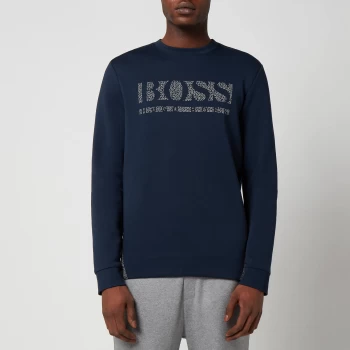 BOSS Athleisure Mens Salbo Iconic Sweatshirt - Navy - XL
