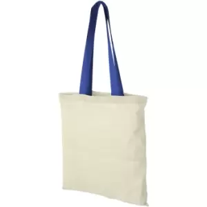 Bullet Nevada Cotton Tote (Pack Of 2) (One Size) (Natural/Royal Blue)