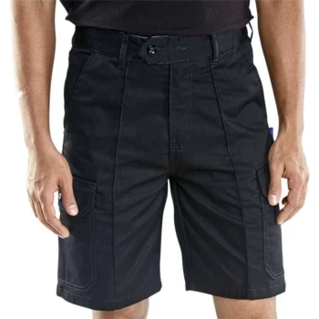 Click Cargo Pocket Shorts Black - Size 40